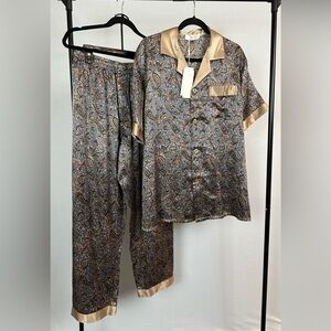 CANHOU 100% Mulberry Silk Pajama